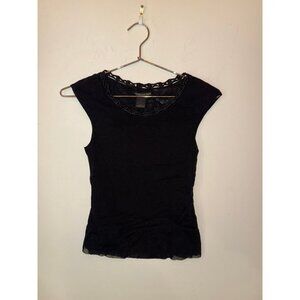 Vivienne Tam Nylon Black tank top
